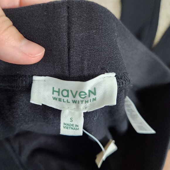 Haven Well Within Black Stretch Pull On Pants - Picture 3 of 8